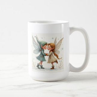 La fée d'hiver d'une paire de Mugs