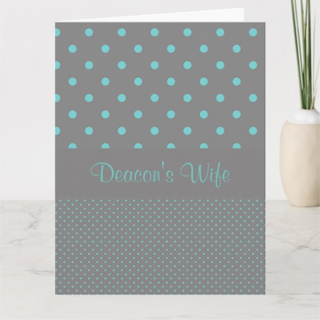 La femme Carte de remerciements de Deacon (Devant)