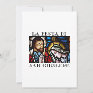 La Festa de San Guiseppe St. Joseph Greeting Card