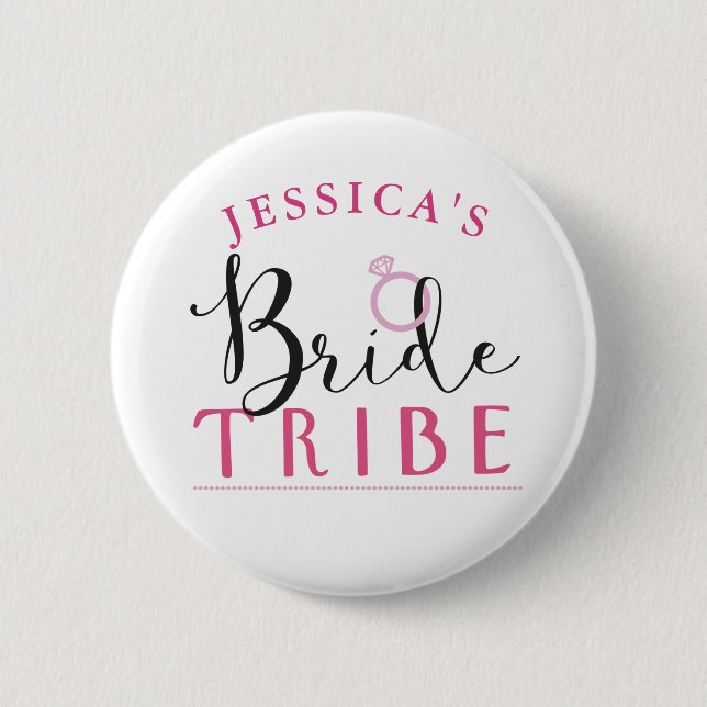 La Fête de la mariée Badges des goupilles de tribu (Devant)