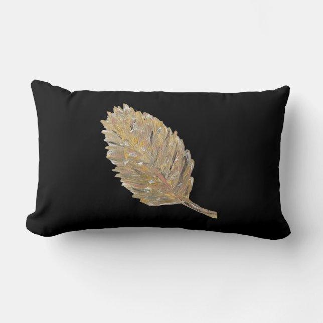 La feuille d'or -2 Coussin (Recto)