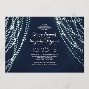 La ficelle allume les invitations chics de dîner