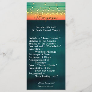 la ficelle de coucher du soleil de programme du