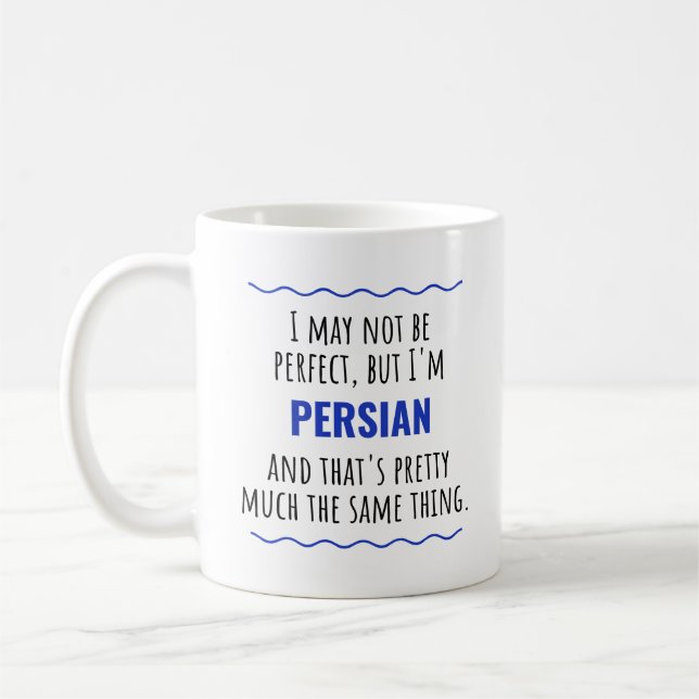 La Fierté Perse Drôle Idée De Café Mug (Gauche)