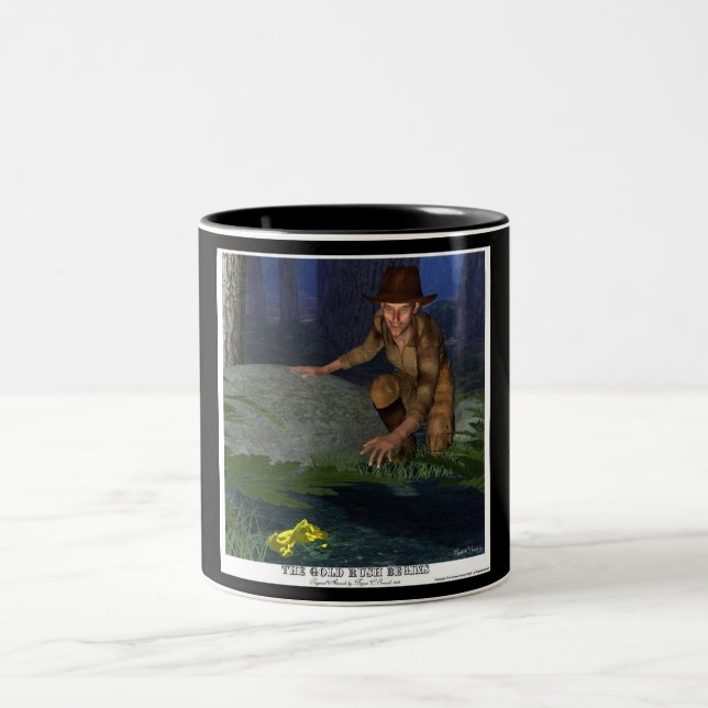 "La fièvre de l'or commence" la tasse unique de (Centre)