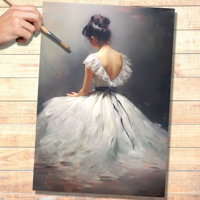 La Fille 1 Decoupage Paper (Creator Uploaded)