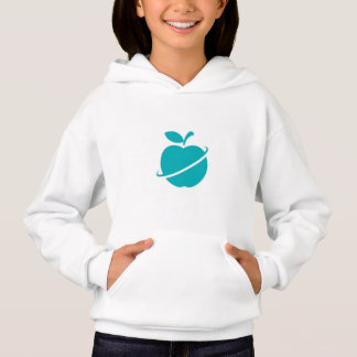 La fille se tire sur le Sweat - shirt à capuche