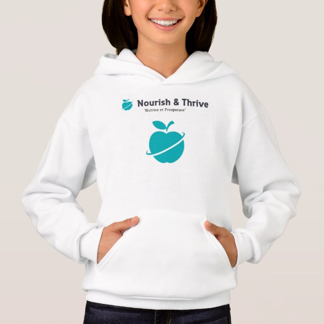 La fille se tire sur le Sweat - shirt à capuche (Devant)