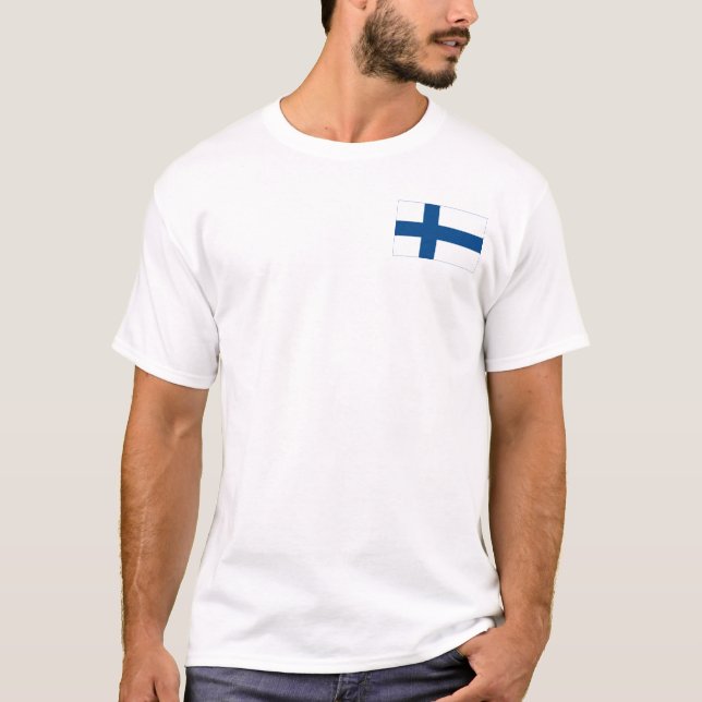 La Finlande SISU + T-shirt blanc de la meilleure (Devant)