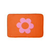La Fleur 01 Retro Floral Orange Pink Preppy Flower