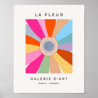 La Fleur 09 Retro Daisy Colourful Floral