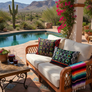 La Flor Verde Accent Pillow