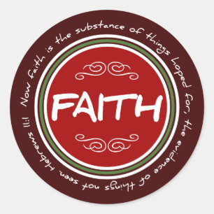 La foi chrétienne Bible Verse Stickers