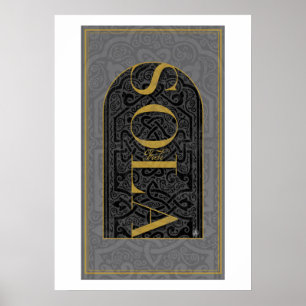 LA FOI CHRÉTIENNE SEULE SOLA FIDE POSTER