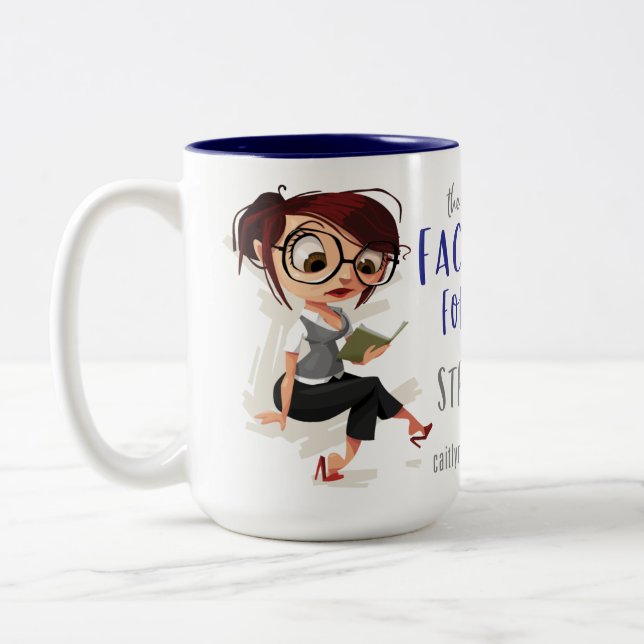 La Force Facteur est forte 15oz tasse (Gauche)