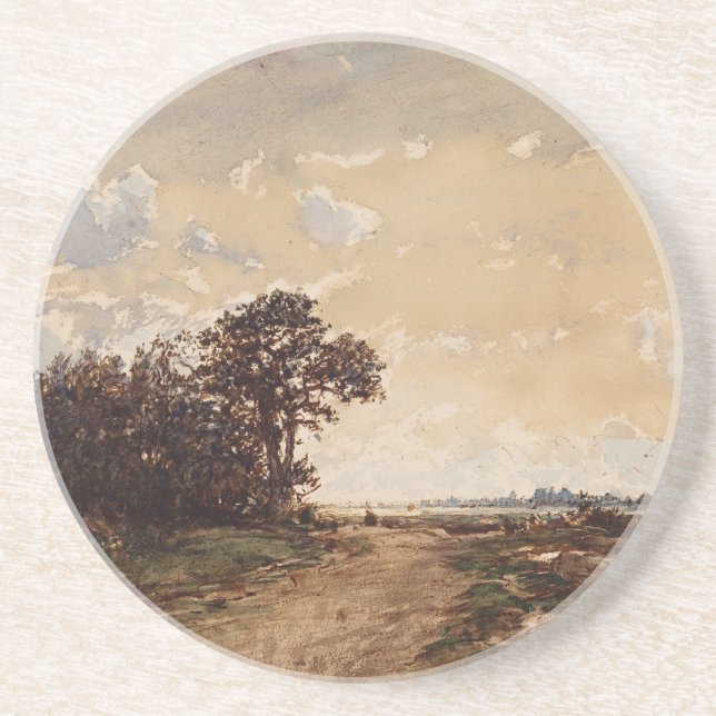 La Forêt De Fontainebleau Aux Environs De Barbizon Coaster (Front)