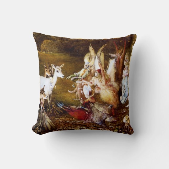 "La forêt enchantée" de Fitzgerald - Coussin (Recto)