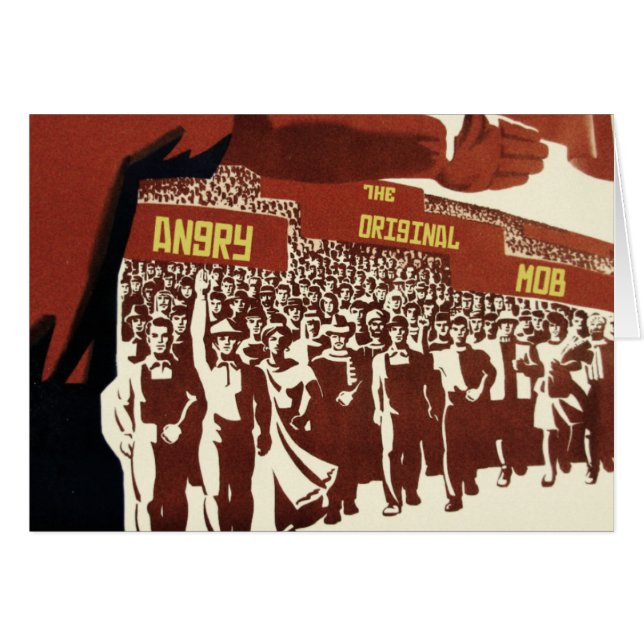 La foule fâchée originale (Devant horizontal)