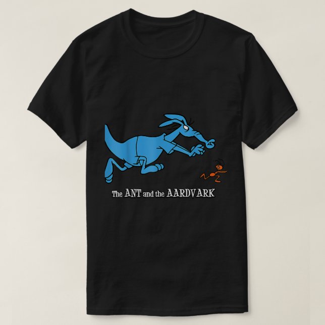 La fourmi et le T-shirt Aardvark (Design devant)