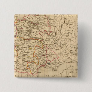 La France 1364 a 1380 2 Inch Square Button