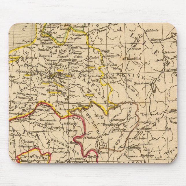 La France 1380 a 1422 Mouse Pad (Front)