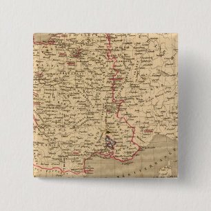 La France 1589 a 1643 2 Inch Square Button