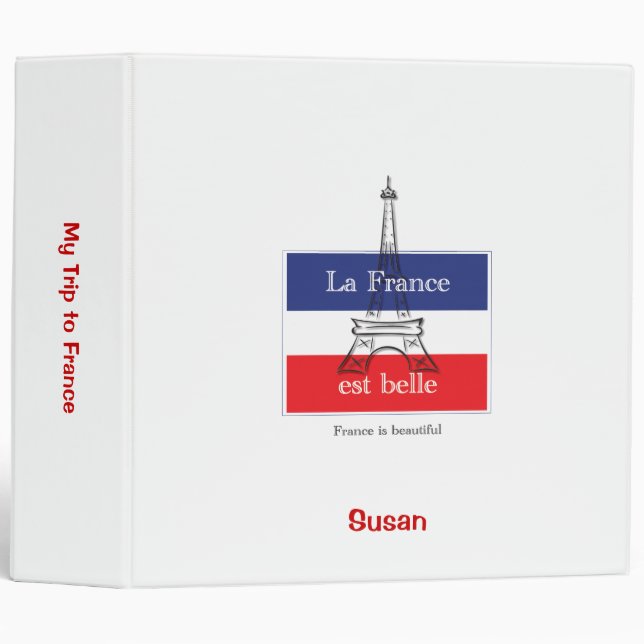 La France est Belle Binder (Front/Spine)