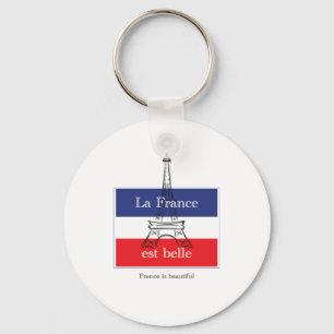 La France est Belle Keychain