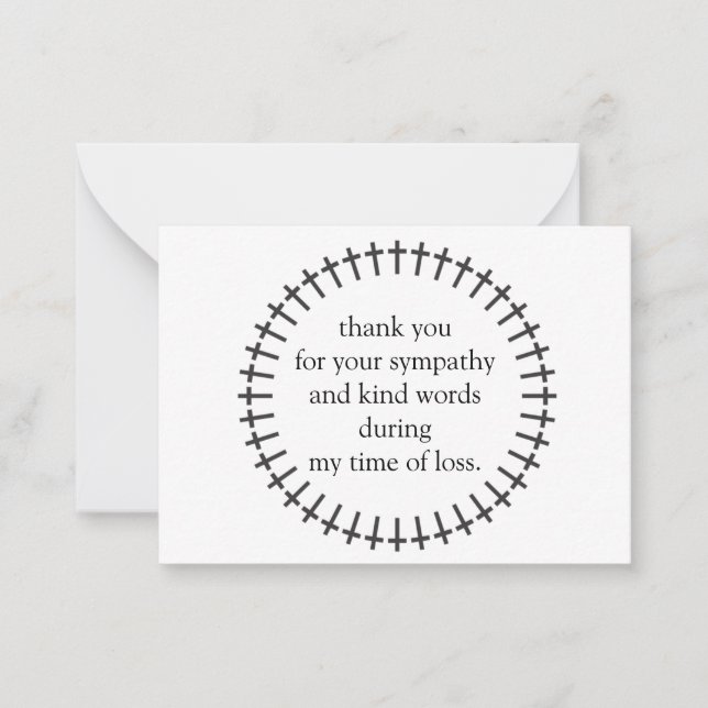 La Frontière Des Croix Après Les Cartes de remerci (Devant)