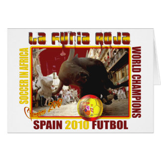 La Furia Roja Spanish Bull Soccer Futbol