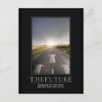 La future carte postale parodique motivationnelle