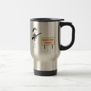 La garde côtière "avertissant : Tasse de voyage