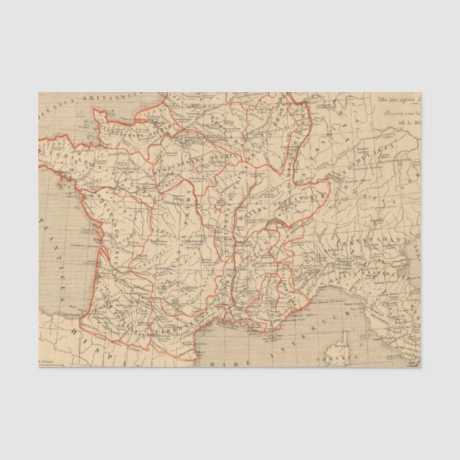 La Gaule Romaine Tissue Paper (Front)