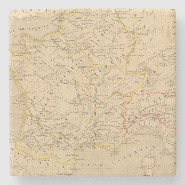 La Gaule Stone Coaster (Front)