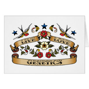 La génétique vivante d'amour