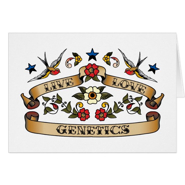 La génétique vivante d'amour (Devant horizontal)