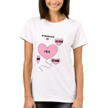 La gentillesse est le T-shirt féminin gratuit