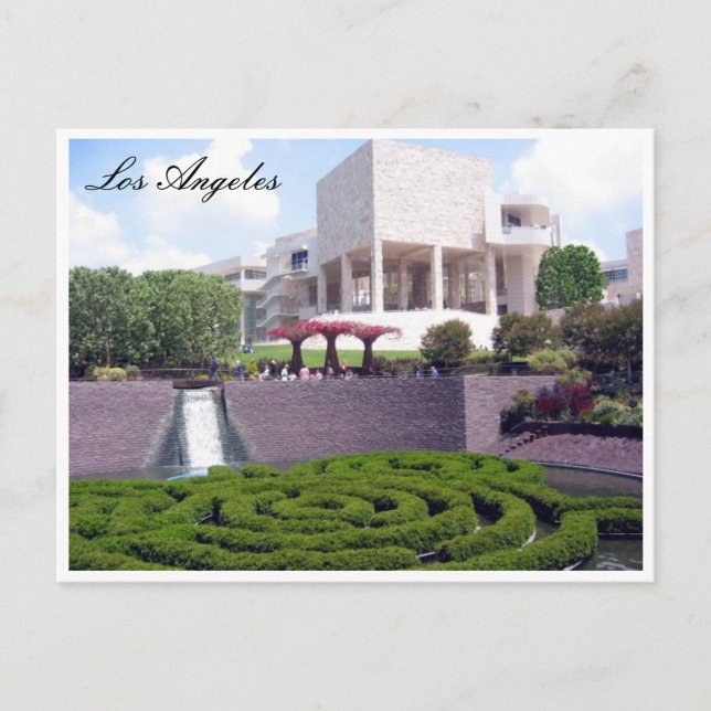 la getty museum postcard (Front)
