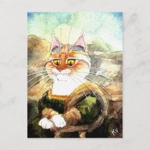 La Giagatto (Mona Heather) Postcard