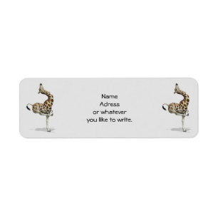 La Girafe qui se fond autour