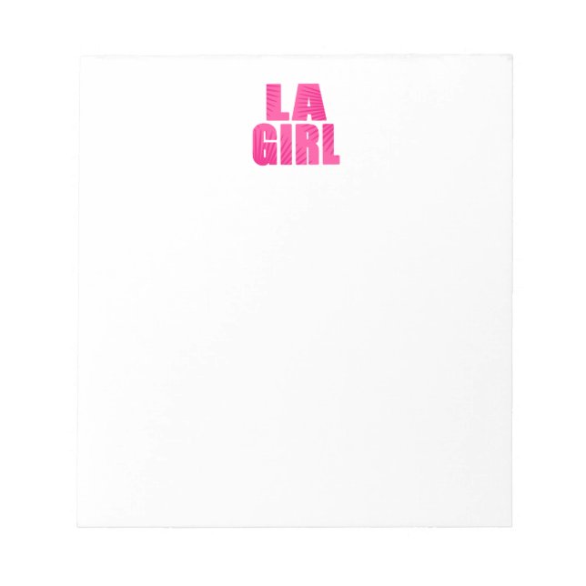 LA Girl Notepad (Front)