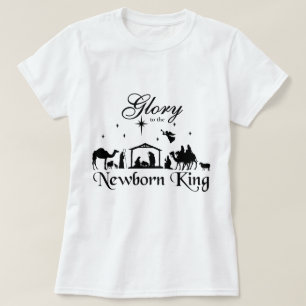 La gloire aux T-shirts de Noël du nouveau roi