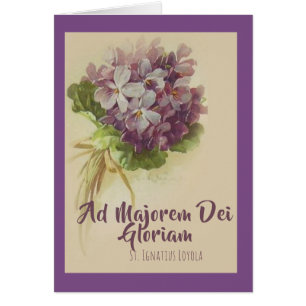 La gloire de gloriam de Dei de majorem d'annonce