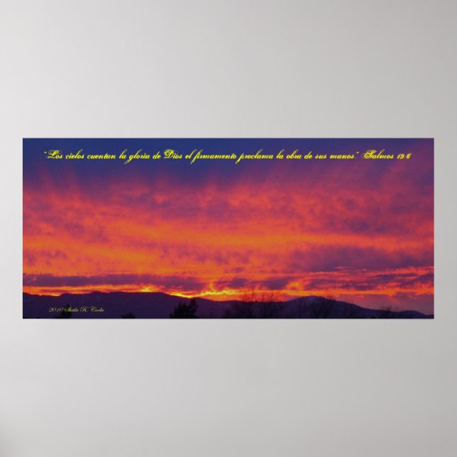 La Gloria de Dios Poster (Front)