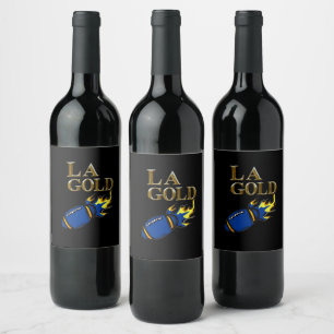 LA GOLD  WINE LABEL