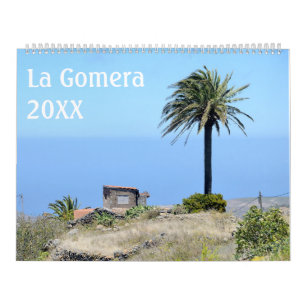 La Gomera, Canary islands 12 month calendar