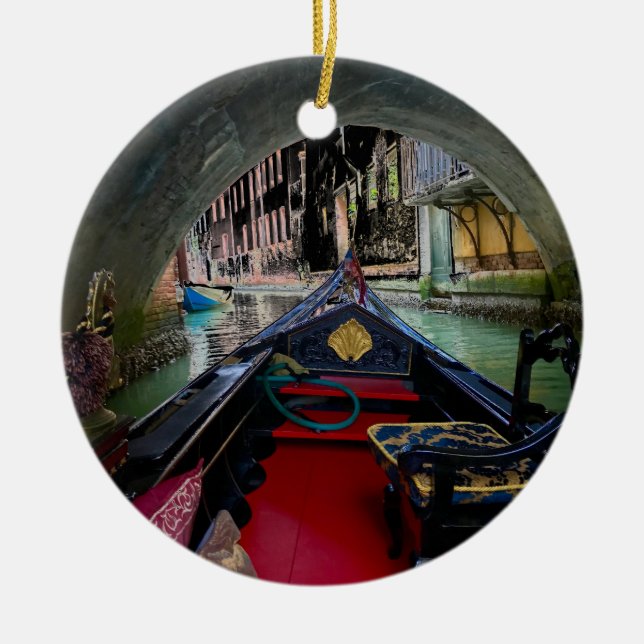 La Gondola Ceramic Ornament (Front)
