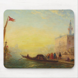 La Gondole, Quai Des Esclavons – Félix Ziem Mouse Pad