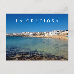 La Graciosa Caleta de Sebo vue carte postale