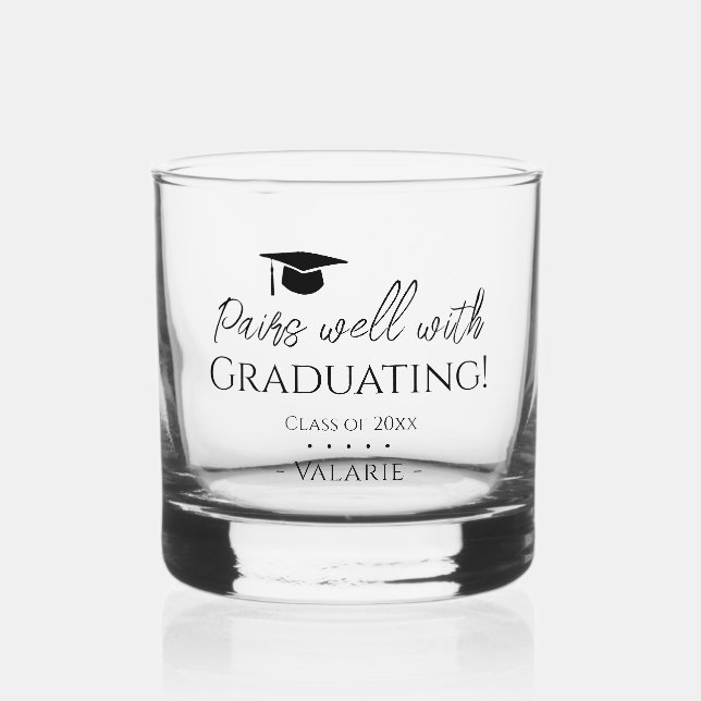 La graduation s'accorde bien avec le verre Whiskey (Recto)